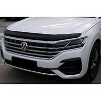 Дефлектор капота мухобойка Фольксваген Таурег 3 Volkswagen Touareg III 2018 КТ