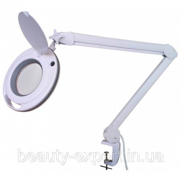 Лампа-лупа для косметолога мод. LS-6017Н LED — 3 ДІОПТРІЇ 9W, холодне світло 3D (діоптрії) гумовий обідок