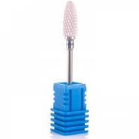 Фреза керамічна Nail Drill "Кукурудза" рожева (синя насічка)