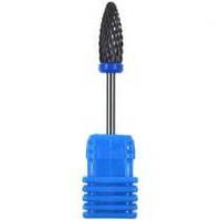 Фреза керамічна Nail Drill "Кукурудза" чорна (синя насічка)
