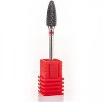 Фреза керамічна Nail Drill "Кукурудза" чорна (червона насічка)