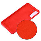 Чохол Silicone Case full для Samsung Galaxy S21 Plus Red, фото 4