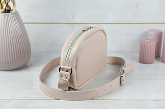 Жіноча сумка Віола з натуральної шкіри колір Пудра, фото 3