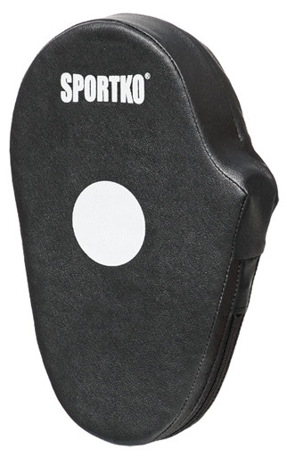 Лапа боксерська Sportko арт. ПД3 ( 1 шт ) чорна, фото 1