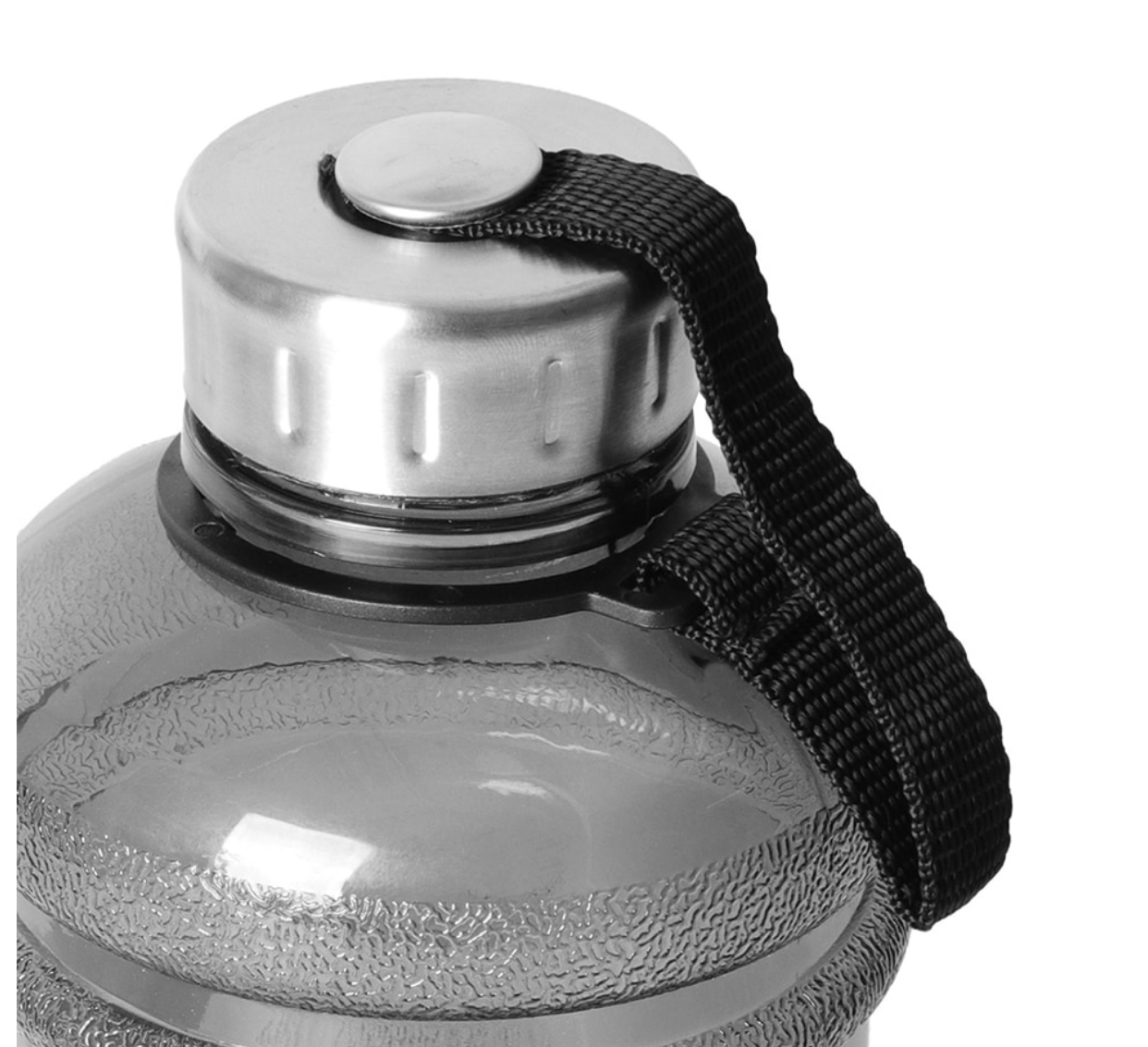 Пластиковая спортивная бутылка для воды, Фитнес бутылка с ручкой 1л ...