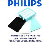 Набор фильтров для пылесоса Philips PowerPro Active/PowerPro Compact FC8470-8479, FC8630-FC8679