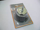 Щітка торцева зі стрижнем 1/4" d75 X-treme, фото 2