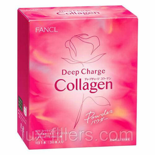 FANCL Deep Charge Collagen Powder Японський питний колаген 30 стіків (на 30 днів)