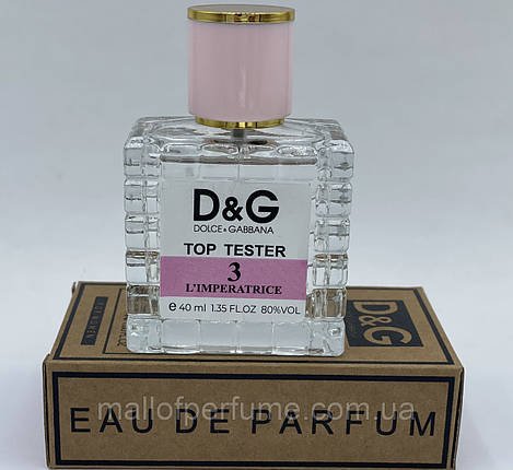 Жіноча парфумована вода Dolce & Gabbana 3 L ' imperatrice for women Top Tester 40 мл, фото 3