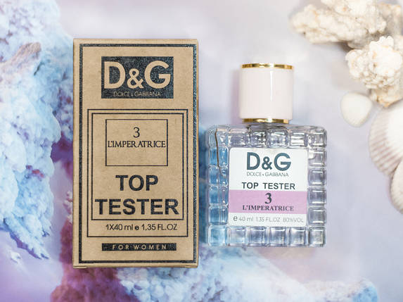 Жіноча парфумована вода Dolce & Gabbana 3 L ' imperatrice for women Top Tester 40 мл, фото 1