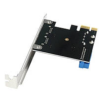 Плата розширення USB 3.0 PCI-ex, 2 порти, 1 внутрішній порт, фото 5