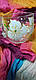 Кухоль-бульйонниця з вітражним розписом ручної роботи 500 мл" Білий танець ", фото 2