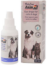 Очні краплі AnimAll VetLine для собак і котів 30 мл