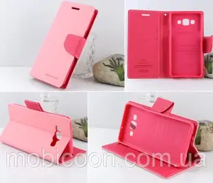Чохол-книжка Mercury для Samsung Galaxy А5 (А510) Рожевий