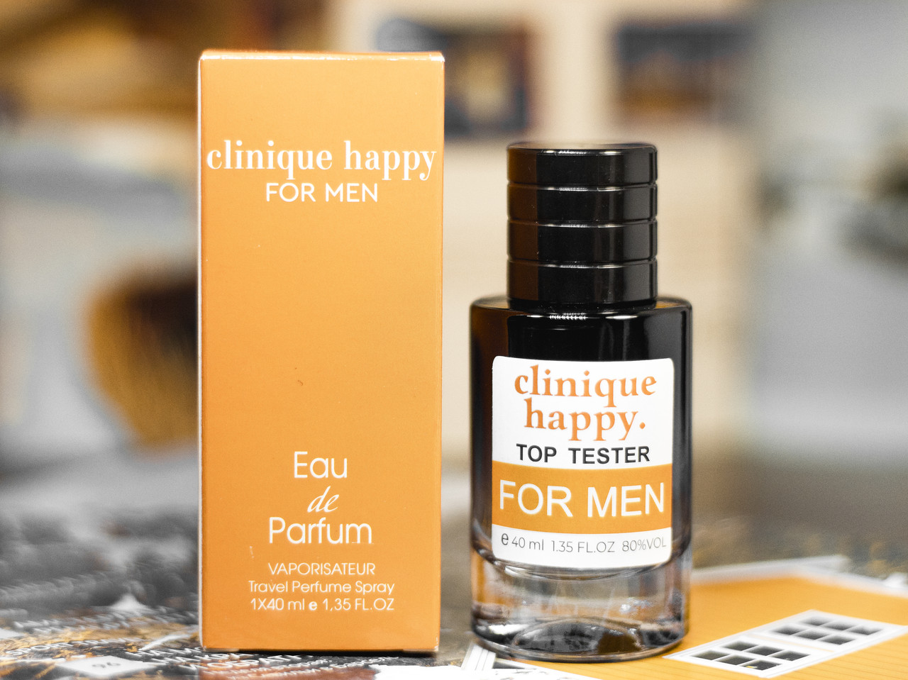 Clinique Happy For Men тестер 40 ml(Чоловіча парфумована вода Хепі від КЛІНІК)