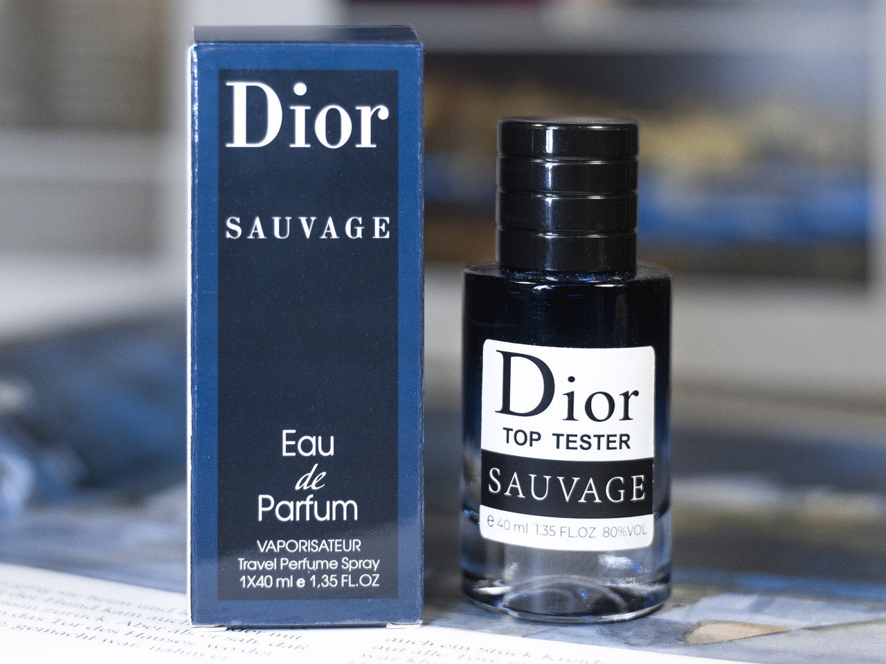 Dior Sauvage tester 40 ml(Чоловіча парфумована вода Саваж від ДІОР)