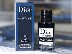 Dior Sauvage tester 40 ml(Чоловіча парфумована вода Саваж від ДІОР), фото 2