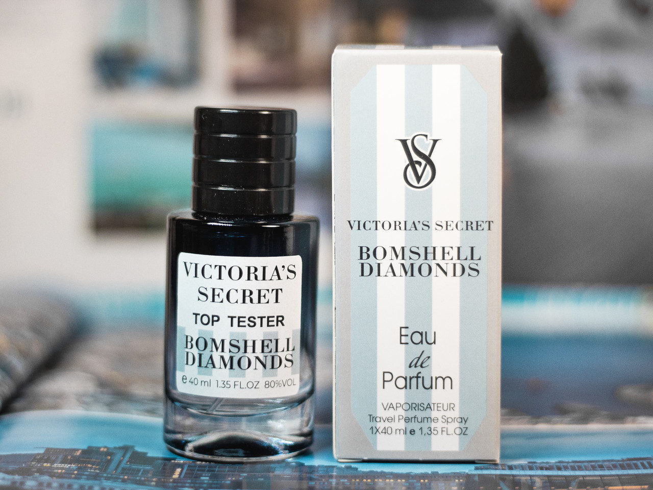 Victoria's Secret Bombshell Diamonds tester 40ml (Жіноча парфумована вода Бомбшелл Даймондс від Ст. СІКРЕТ)
