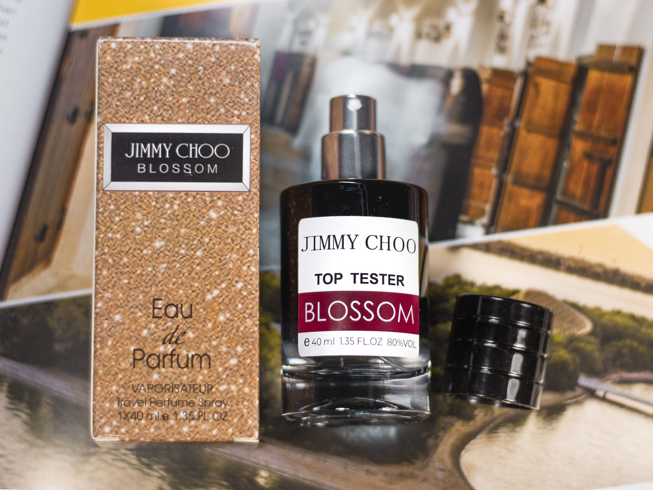 Jimmy Choo Blossom tester 40ml(Жіноча парфумована вода Блоссом від ДЖИММІ ЧУ)