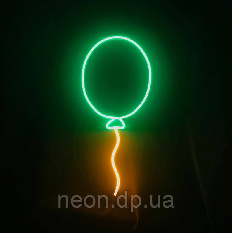 Неонова вивіска "balloon"