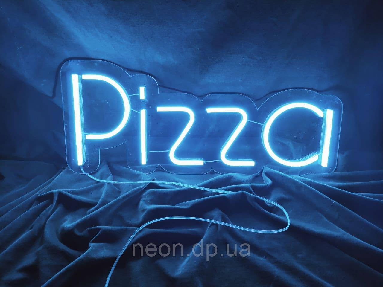 Неонова вивіска "Pizza"