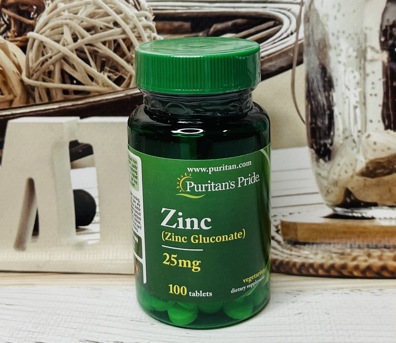 Глюконат цинку Puritan's Pride Zinc Gluconate