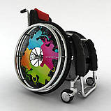 Захисту на спиці для своєї коляски 24" Wheelchair Spice Protection - Abstraction, фото 2