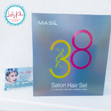 Набір професійних засобів  для відновлення волосся   Masil 8 Seconds Hair Salon Set (mask/200ml + mask/8ml +, фото 4