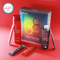 Набір професійних засобів  для відновлення волосся   Masil 8 Seconds Hair Salon Set (mask/200ml + mask/8ml +