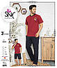 Чоловічий комплект футболка, шорти і штани ТМ SNC, розмір М 48, 100% бавовна ,Туреччина, фото 2