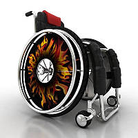 Захисту на спиці для своєї коляски 24" Wheelchair Spice Protection - Abstraction