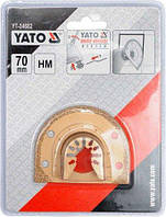 Пила-насадка YATO HM сегментна для реноватора, Ø= 70 мм YT-34682