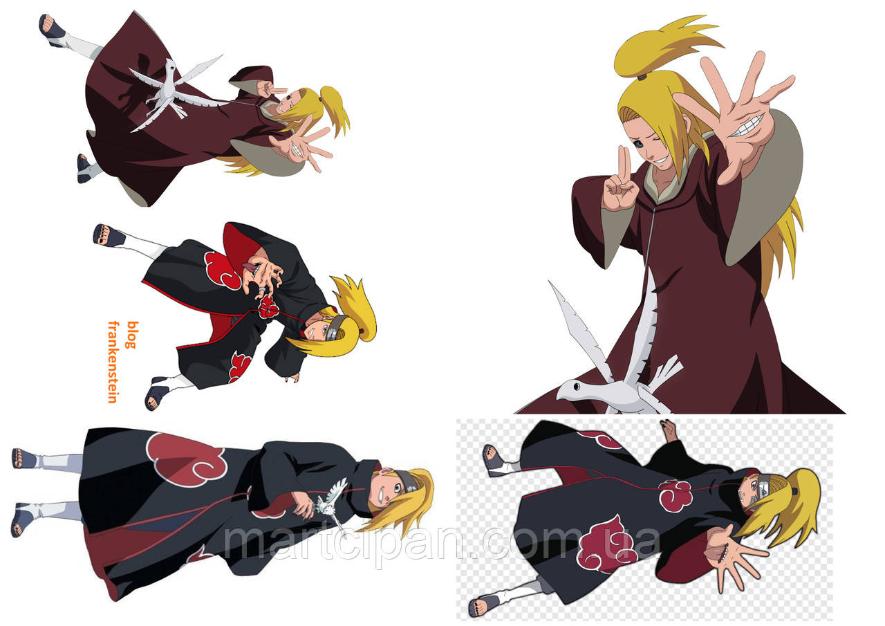 Наруто Аніме зручна картинка на торт, топери картинка, фото 1