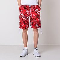 Чоловічі бриджі (плащівка), червоного кольору