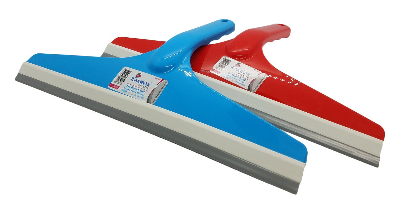 Скломийка-скребок, 28 см, пластикова ручка ZP-207 (ZAMBAK plastik)