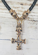 Молот Тора Хрест з Фоссі, бронзове шийна прикраса, фото 2