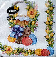 Серветки великодні паперові Silken 2 шарові