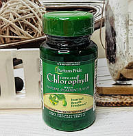 Таблетки хлорофілу та м'яти для свіжого дихання PURITAN'S PRIDE Chlorophyll Spearmint