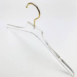 Довжина 40 см. Вішалки для одягу акрилові прозорі LUX