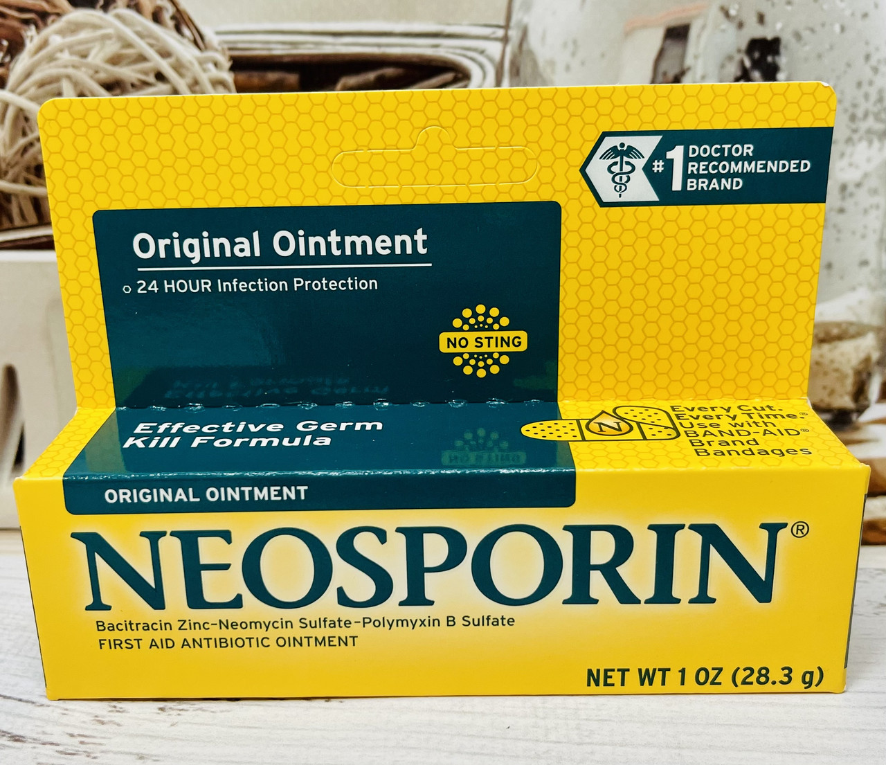 Мазь антибактеріальна для загоєння ран Neosporin Original Ointment Неоспорін