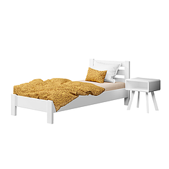 Ліжко дерев'яне односпальне Рената Люкс (бук)