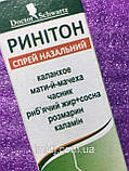Спрей для носа Ринітон гайморит синусит риніт Імідж, фото 5