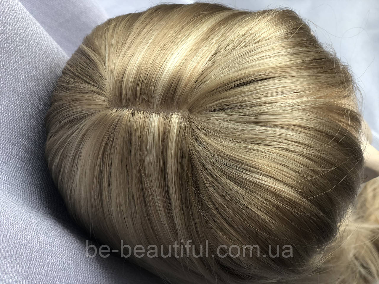 Парик длинный ровный из искусственных волос Tess цвет русый с белым - фото 4 - id-p1401686712