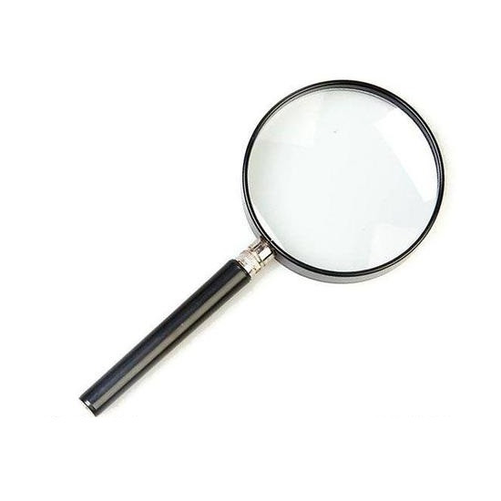 Лупа діаметр 100 мм. з металевою оправою №4011, фото 1