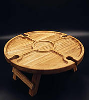 Винний столик Дуб 35см