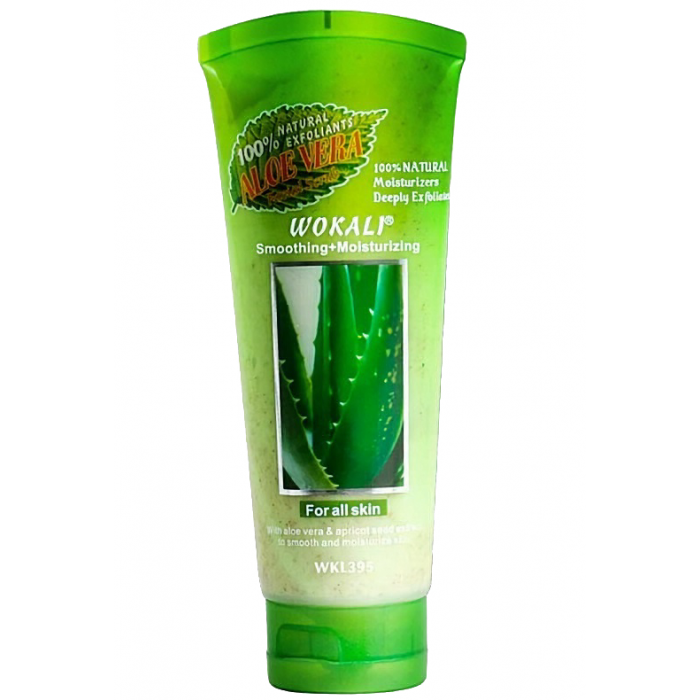 Wokali Скраб для особи Smoothing Moisturizing Aloe Vera 120 мл