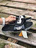Чоловічі шльопанцы Off White x Nike Air Jumper Black ALL04411, фото 6
