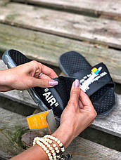 Чоловічі шльопанцы Off White x Nike Air Jumper Black ALL04411, фото 4