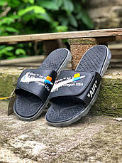 Чоловічі шльопанцы Off White x Nike Air Jumper Black ALL04411, фото 2