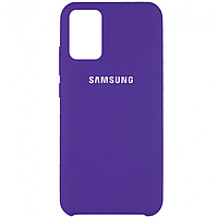 Силиконовый чехол Silicone Cover на телефон Samsung Galaxy A32 4G/Самсунг А32 Сиреневый